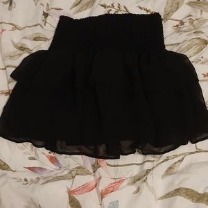 Black tulle skirt